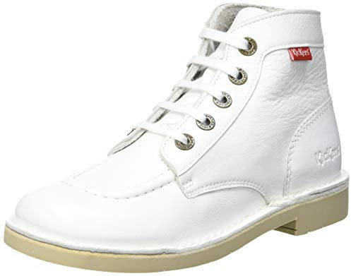 Kickers Kick col, Stivali Donna, Blanc, 38 EU
