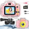 Miiulodi Kids Camera Waterproof Camera for Kids Birthday Gift for Girls 1080P Children Digital Camera Underwater Video Toddler Christmas Toys for Age 3 4 5 6 7 8 Years Old Boys with 32GB Card