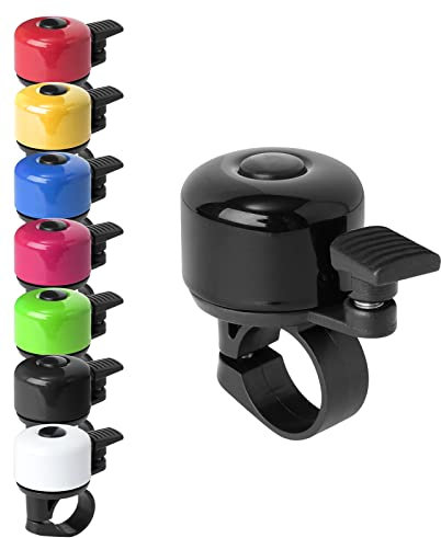 Binudum Bike Bell with Loud Melodious Sound Classic Mini Bicycle Bell for Kids Adults Bike Horn for Road, Mountain Bike for Scooter, MTB, BMX