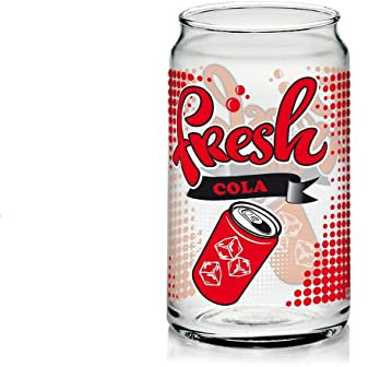 CRISTALICA Limoglas Cola Saftglas Longdrinkbecher 450 ml