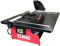 ELMAG KING 180 Coupe-carrelage | Disque diamant Ø 180 mm | onglet 0-45° | Coupe humide | 0,6 kW | Profondeur de coupe jusqu'à 34 mm | Scie à carrelage