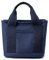 CORIOS Damen Handtasche Canvas Tragetasche Casual Henkeltasche Tote Beutel Multifunktionale Henkeltaschen für Schule Arbeit Reise Shopper Alltag Dunkelblau