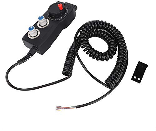 Universal 4 Axis CNC Handwheel, Electronic Hand Wheel CNC Router Pendant Handheld Controller Pulse Encoder Manual Pulse Generator for CNC Router Engraving Milling Lathe Machine
