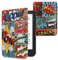 kwmobile Klapphülle kompatibel mit Kobo Clara 2E / Tolino Shine 4 Hülle - eReader Case - Comic Symbole Mehrfarbig