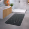 TT Home Badezimmer Badematte Duschmatte rutschfest Waschbar Memory Schaum Stein Muster, Farbe:Anthrazit 5, Größe:60x100 cm