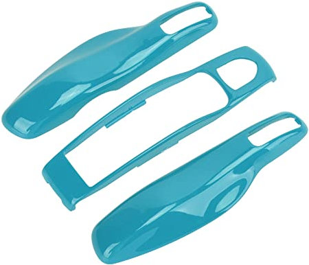 Coque de protection pour porte-clés Porsche Panamera, Cayenne, MACAN, Boxster, Cayman et 911 718 (bleu miami)