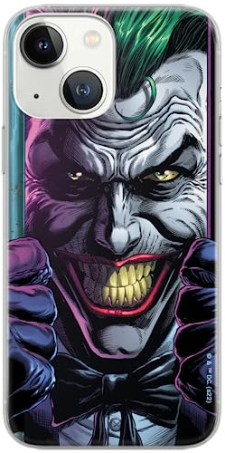 ERT GROUP Handyhülle für Iphone 13 MINI Original und offiziell Lizenziertes DC Muster Joker 015 optimal an die Form des Handy angepasst, hülle aus TPU