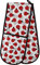 Double Oven Glove Cute Ladybird Pattern Heat Resistant Double Ovens Mitt Modern Cooking Gloves Potholders