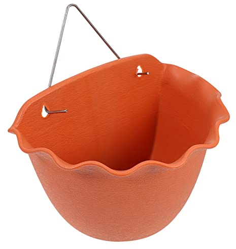 Gogogmee 1Stück Hängender Blumentopf aus Retro Blumentopf für Drinnen und Draußen Wandhängender Pflanztopf Blumenampel Kreativer Garten-pflanzer