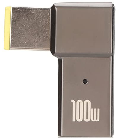 Annadue USB C to Slim Tip Adapter, PD USB C Female to Slim Tip Rectangle Power PD Charge Converter for Computers, Rectangular to 100W Type C Charging Adapter for Thinkpad