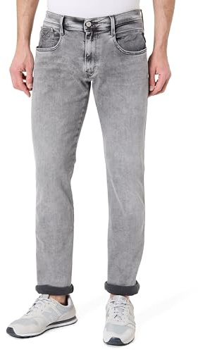 Replay Herren Jeans Anbass Slim-Fit mit Power Stretch