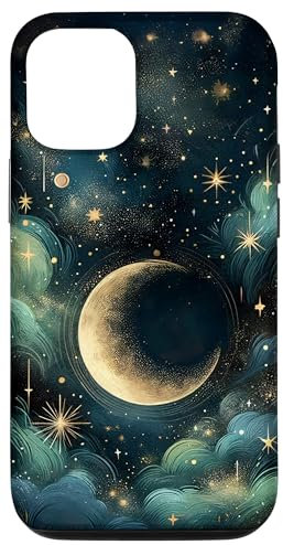 Stars and Moon Aesthetic Case for iPhone 14