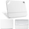 IMMOENUC 3-in-1 Tablets Skin Sticker Decals for 2024 iPad Pro M4 (A2925/A2926) Magic Keyboard 13 inch Full Body Protective case Vinyl Durable Materials wrap Cover Self-Adhesive,Pre-Cut（White）