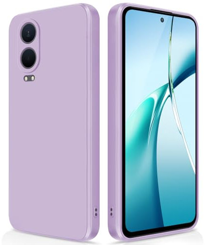 GiiYoon Funda para OnePlus Nord CE 4 Lite 5G, Case de Silicona Suave de TPU Carcasa Protector de Goma Fexible Prueba Liviano y a Delgado de Golpes Antirrayas para Teléfono (Violeta)
