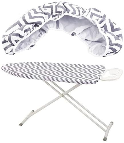 DSXVJHD Ironing Board Covers 150x50cm, Extra Large Ironing Board Cover with Thick Padding, Easy Fit and Scorch Resistant Replacement