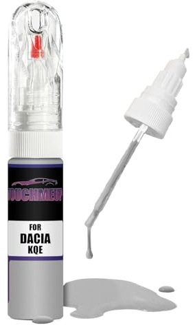 Stylo retouche peinture pour modèles Dacia GRIS ECLAIR KQE - Pinceaux anti-rayures