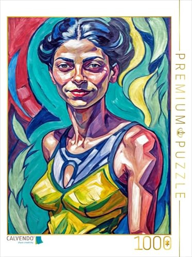 Puzzle · Nach Ernst Ludwig Kirchner (1880-1938 | Künstliche Intelligenz und die Kraft des Ausdrucks · 1000 Teile · Lege-Größe 64 × 48 cm · CALVENDO Puzzle