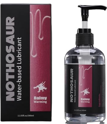 Nothosaur, flüssiges Gleitmittel, warming, alkalisches Gleitmittel, Sinnesöl für Bisse auf Rädern, 280 ml