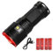 12000 lúmene linterna recargable led, linternas de alta potencia Super brillante linterna táctica militar 12 x XML T6 LED Con display de potencia y 4 pilas