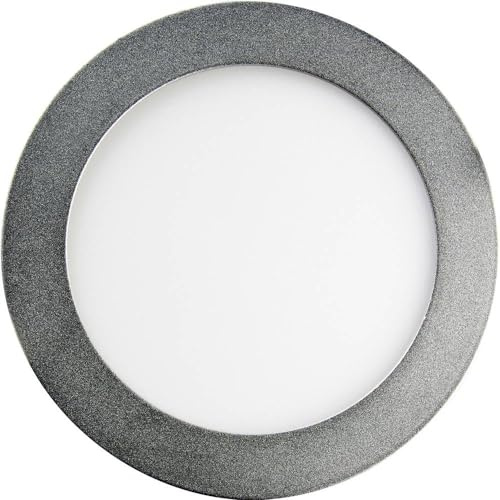 Heitronic LYON 500159 LED-Panel 13W Warmweiß Silber