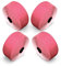 Alien Pros Ruban de Guidon de Vélo Matière PU (Lot de 4) Rose - Améliorez la Prise en Main de Votre Vélo Grâce à ce Ruban de Guidon de Vélo - Recouvrez Votre Vélo pour Une Conduite Confortable
