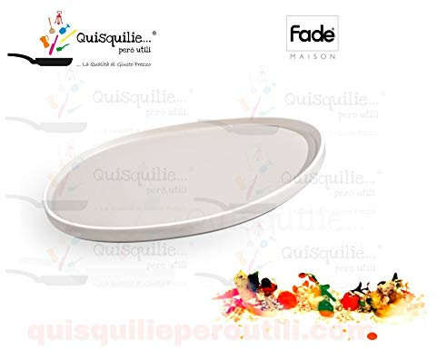 fade Convivo Convio Professioneller Teller aus Porzellan, strapazierfähig, extra Qualität (Tischplatte 31 x 29 cm)