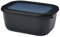 Mepal - Bol Multi-Usage rectangulaire Cirqula - Nordic Black – capacité 1500 ML - Couvercle Amovible - incassable - étanche – Stockage au congélateur, Stockage à Froid – Passe au Lave-Vaisselle
