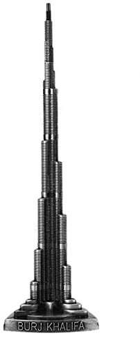 Burj Khalifa Tower Modell Turm Ornamente Dubai Tower Legierung Modell Architekturmodell für Wohnaccessoires Wohnzimmerdekoration Kunsthandwerk
