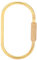 Schraubverschlussclip, Messing-Schlüsselanhänger Ring Quick Link Locking Karabiner Ovale Schlüsselbund-Schlüsselringhalter