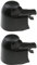 ECSiNG 2pcs Capuchons Protection de Bras d'essuie-Glace Arrière de Voiture 6Q6955435D Remplacement Couvercle d'essuie-Glace Arrière Compatible avec Golf T5 T6 Golf Plastique