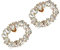 Tokaneit Schuhschmuck Schnalle,Kristall Strass Schnalle,Hochzeit Schuhclips,Kristall Schuhschnalle,Dekoration Metall Strass Schuhclips,1 Paar