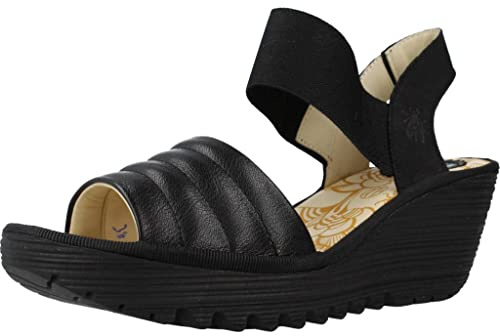 Fly London Damen Yiko414fly Sandale, Schwarz, 40 EU
