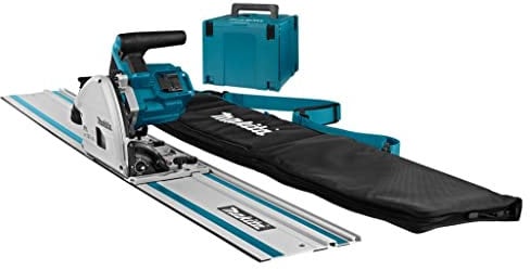 Scie plongeante 36V LXT Ø165 mm (produit seul) en coffret avec rail de guidage - MAKITA DSP600ZJ2