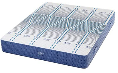 X-Bio Circulife Matratze aus Memory-Schaum, 27 cm, Doppelbett, 160 x 195 cm, Produkt des Jahres 2023, hergestellt in Italien, orthopädisch und ergonomisch, milbendicht, zertifiziert nach OEKO-TEX