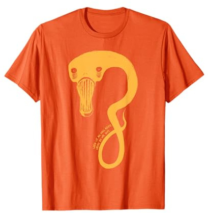 Billie Eilish Offizielles orangefarbenes Monster T-Shirt