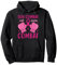 Cadeau Ruban Rose Son Combat Est Mon Combat Cancer Du Sein Sweat à Capuche