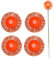 Wall Cleaning Mop with 5 Mop Heads, Extendable 74inch 360° Rotatable Adjustable Microfiber Cleaner Mops Replacement Dry and Wet Wall Dust Cleaner Mops for Home Floor Glass Window