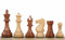 Sunrise Chess & Games Stallion Schachfiguren - Akazie & Buchsbaum, 3,75 Zoll, Schwergewicht, Handgefertigt, Elegantes Design