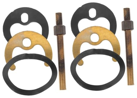 KONTONTY 2sets Kitchen Faucet Accessories Faucet Mounting Horseshoe Plate Fastening Kit for Taps