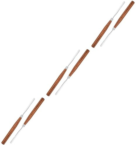 FOMIYES 6pcs Makeup Plate Mixing Spatula Professional Nail Art Diy Mixing Tool