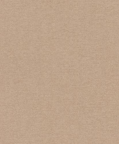 Rasch SCHÖNER WOHNEN-Kollektion Vliestapete LINEN 600339 in Braun - 10,05 m x 0,53 m