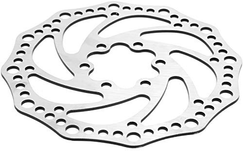 ANKROYU 140mm AD 34mm ID Fahrrad Bremsscheibe aus Edelstahl, Anti-Verformungs-Scheibenbremse 6-Loch Rotor für Elektro-Scooter, Mountainbike, Rennrad, MTB, BMX