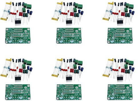 Pyugxab 6X TDA7294 80W 100W Mono Audio AMP Amplifier Board DC30V-40V Kits Fit pour TDA7293 Vert
