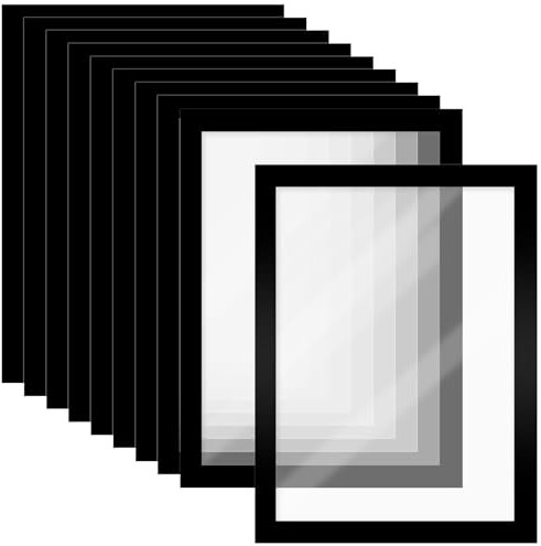 CHUENKUK 10 Stück 30x40 cm Bilderrahmen, Diamond Painting Rahmen, Selbstklebend Magnetisch Bilderrahmen Für Wanddekoration