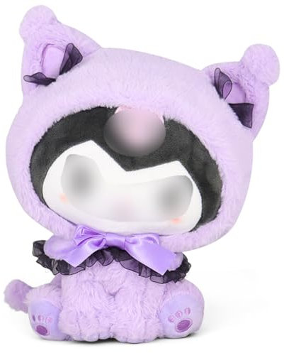 MIFKLMV Plüschtier Spielzeug 23cm Niedliches Plüsch Doll Kurommi Kuscheltier Stofftier Gefüllte Kinder Plüschpuppe Anime Plush Flauschiges Plüschtier für Kinder Geburtstag Weihnachten Geschenk -D