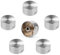 VMUTGA 6 Pezzi Manopole Forni, 6mm Manopole Stufa a Gas Pomelli in Metallo Gas Stufe Controllo Universale Manopola Adattatori Pomelli Cucina Accessori di Ricambio per Forno a Gas Piano Cottura
