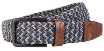 camel active Herren Elastischer Flechtgürtel Nachtblau, menswear-XL