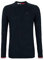 Tommy Hilfiger Round Neck Cable Knit Sweater, Black Iris, L
