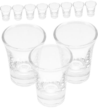 UTHCLO 24 Pcs Glass Communion Chalices Church Glass Wine Cups Communion Drinking Cups for Standard Trays Religious Ceremonies
