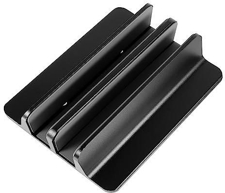 DOITOOL Vertical Laptop Support Stand Desk Riser Aluminum Alloy Sturdy Space-saving for Office